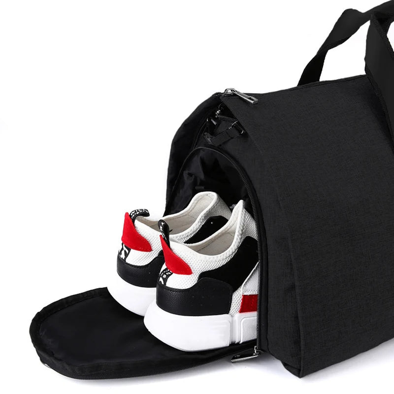 Weekend Duffle Bag with Shoe Compartment