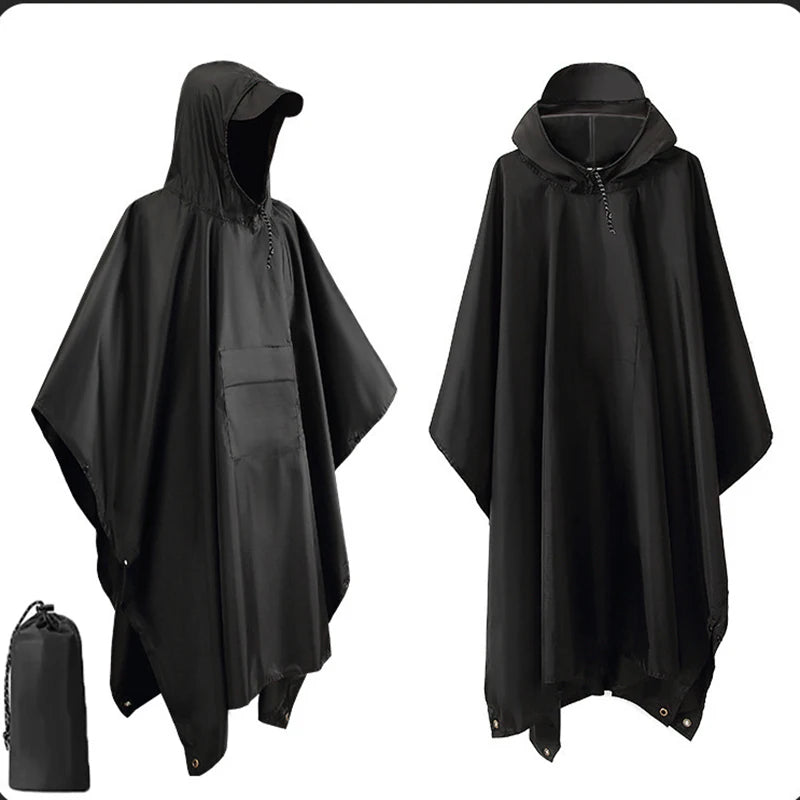 3 in 1 Waterproof Military Rain Poncho